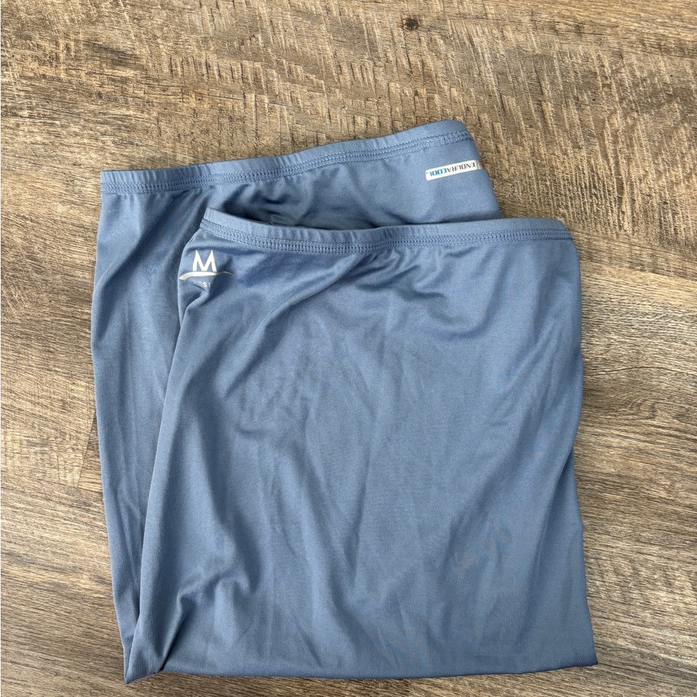 Mission Lightweight HydroActive neck gaiter. Slate Blue - Picture 2 of 4